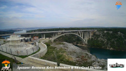 Skradin, řeka Krka, most A1
