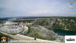 Skradin, řeka Krka, most A1