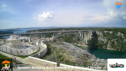 Skradin, řeka Krka, most A1