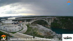 Skradin, řeka Krka, most A1