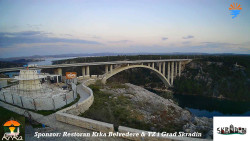 Skradin, řeka Krka, most A1