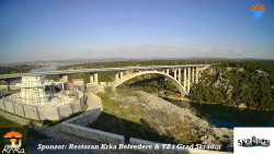 Skradin, řeka Krka, most A1