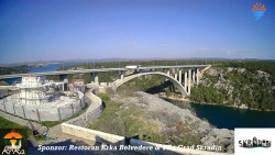 Skradin, řeka Krka, most A1