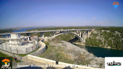 Skradin, řeka Krka, most A1