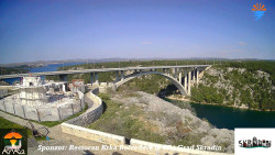 Skradin, řeka Krka, most A1