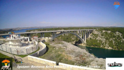 Skradin, řeka Krka, most A1