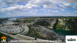 Skradin, řeka Krka, most A1
