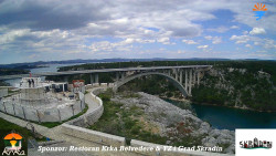 Skradin, řeka Krka, most A1