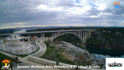 Skradin, řeka Krka, most A1