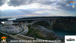 Skradin, řeka Krka, most A1