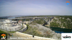 Skradin, řeka Krka, most A1