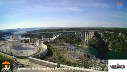 Skradin, řeka Krka, most A1