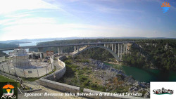 Skradin, řeka Krka, most A1