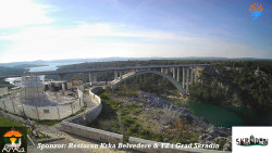 Skradin, řeka Krka, most A1