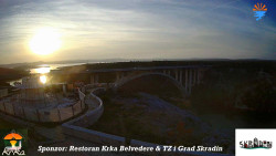 Skradin, řeka Krka, most A1