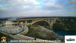 Skradin, řeka Krka, most A1