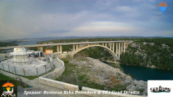 Skradin, řeka Krka, most A1