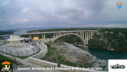 Skradin, řeka Krka, most A1