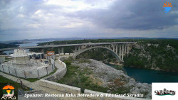 Skradin, řeka Krka, most A1