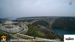 Skradin, řeka Krka, most A1