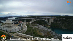 Skradin, řeka Krka, most A1