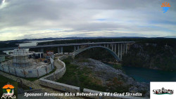 Skradin, řeka Krka, most A1