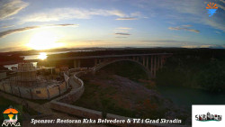 Skradin, řeka Krka, most A1