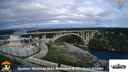 Skradin, řeka Krka, most A1