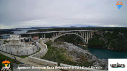 Skradin, řeka Krka, most A1