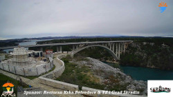 Skradin, řeka Krka, most A1