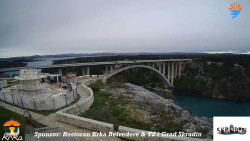Skradin, řeka Krka, most A1