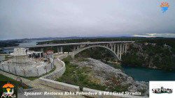 Skradin, řeka Krka, most A1
