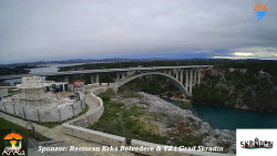 Skradin, řeka Krka, most A1