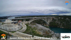 Skradin, řeka Krka, most A1