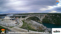 Skradin, řeka Krka, most A1