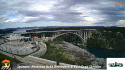 Skradin, řeka Krka, most A1