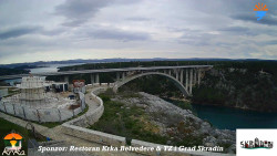 Skradin, řeka Krka, most A1