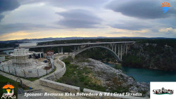 Skradin, řeka Krka, most A1