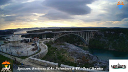 Skradin, řeka Krka, most A1