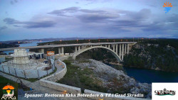 Skradin, řeka Krka, most A1