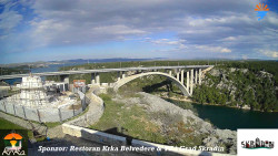 Skradin, řeka Krka, most A1