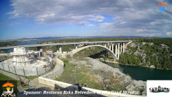 Skradin, řeka Krka, most A1