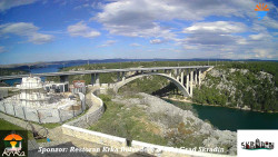 Skradin, řeka Krka, most A1