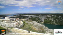 Skradin, řeka Krka, most A1
