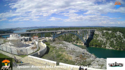 Skradin, řeka Krka, most A1