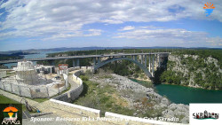 Skradin, řeka Krka, most A1