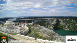 Skradin, řeka Krka, most A1