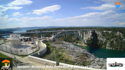 Skradin, řeka Krka, most A1