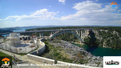 Skradin, řeka Krka, most A1