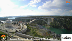 Skradin, řeka Krka, most A1